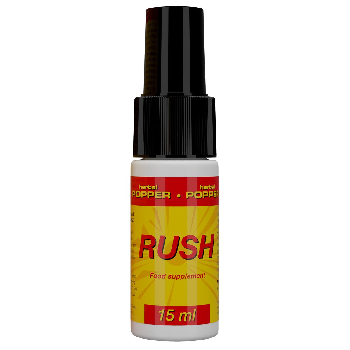 Erotický stimulant Rush Herbal Popper Cobeco Rush Herbal 15 ml